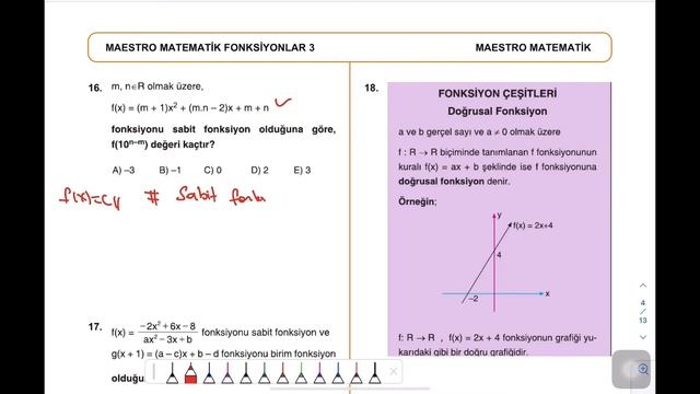 #TYT_AYT FONKSİYONLAR 3 Fonksiyon çeşitleri смотреть онлайн