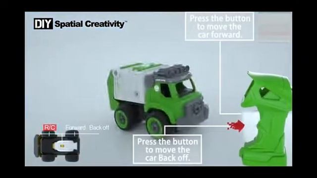 Engineering Excavator Toys, Spatial Creativity DIY Assembly Construction Gifts for Kids смотреть онлайн