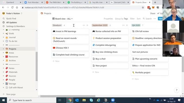 Как делать 2nd brain в Notion с помощью PARA метода (Projects, Areas, Resources, Archieve). Zoom смотреть онлайн