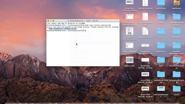 How to fix xcode license Agreement error Or accept Agreement from Terminal смотреть онлайн