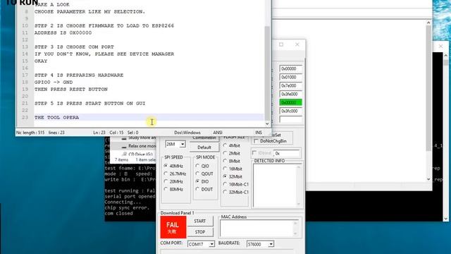 How to Flashing firmware to ESP8266 using Flash Download Tool смотреть онлайн