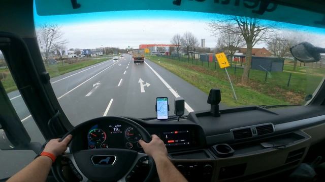 POV DRIVING MAN TGX 510 - GERMANY  ??, NATIONAL ROADS View 4k Gutersloh - Geseke. смотреть онлайн