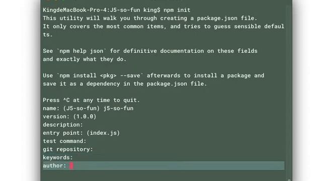 Create package.json смотреть онлайн