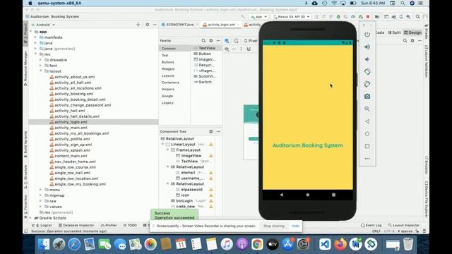 Auditorium Booking System | Android Project Tutorial | Android CRUD Project смотреть онлайн