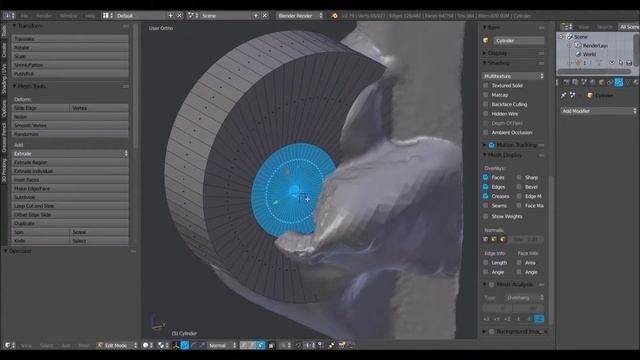 Replacing broken part of a VW California T4 using 3D Scanner,Blender and 3D Printer смотреть онлайн