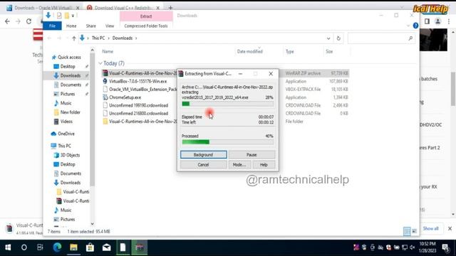 How to Download & Install VirtualBox 7 0 in Windows 10 step by step смотреть онлайн