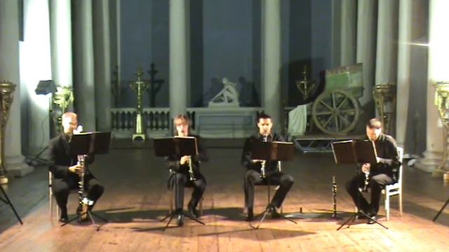 V. Monti - Chardash KRAFT klarinet kvartet смотреть онлайн