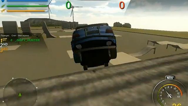 Трюки,фишки,баги  на карте Big Arena в игре SLICK RG