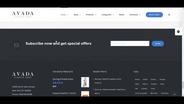Classic Shop - Avada theme Video Preview- WordPress business blog, ecommerce and multipurpose theme смотреть онлайн
