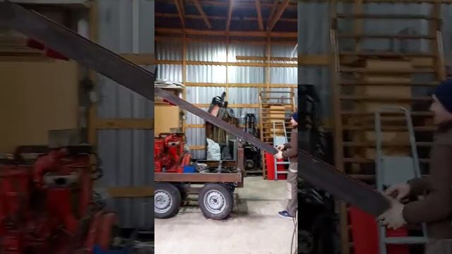 Постройка буровой,установка мачты. смотреть онлайн