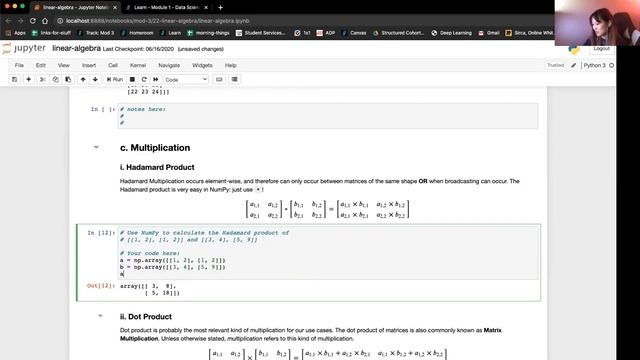 Section 22: Linear Algebra смотреть онлайн
