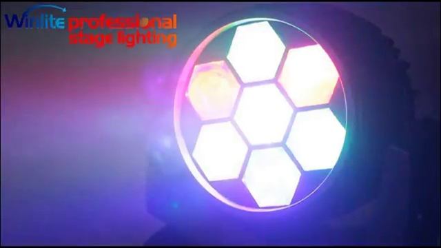 Pixel 7x15w 4in1 RGBW zoom moving head light смотреть онлайн