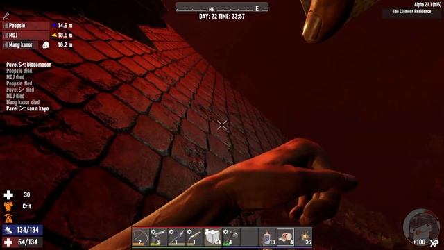 DEFENDING OUR BASE AGAINST BLOODMOON HORDES | 7 DAYS TO DIE смотреть онлайн