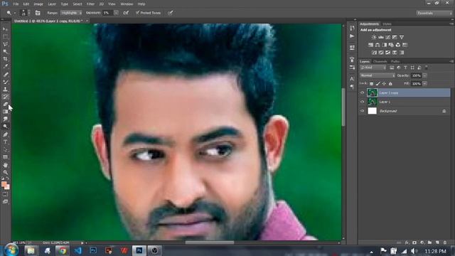Skin Retouching or Smoothing in easy Trick full photoshop Tutorial ll Face ko Clean kaise Kare смотреть онлайн