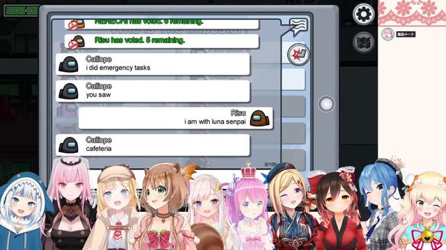 【Among Us】HOLOLIVE BIG COLLAB IKZ ~! 【Ayunda Risu】 смотреть онлайн