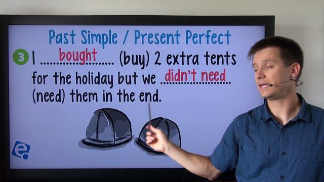 Past Simple vs. Present Perfect 07: Situácie 1 смотреть онлайн