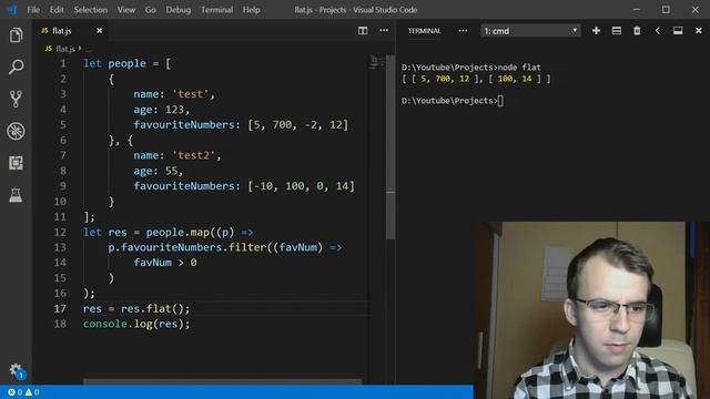 flat in JS - [ Array methods you must know in 2019 ] смотреть онлайн