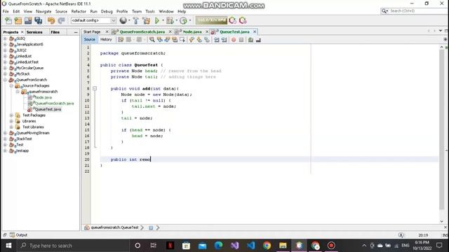 Create Queue From Scratch Using NetBeans 11.1 (2022) смотреть онлайн