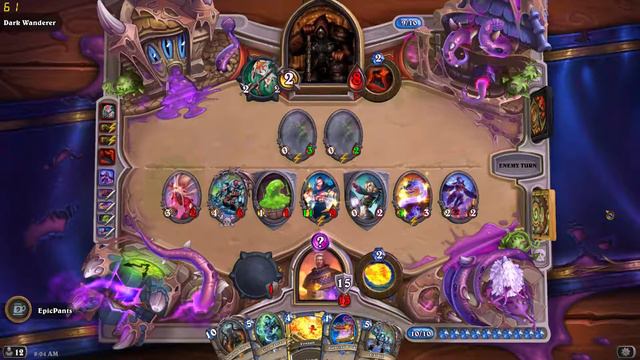 HearthStone Travern Brawl Dark Wanderer 1/2 6th Jan 2017 смотреть онлайн