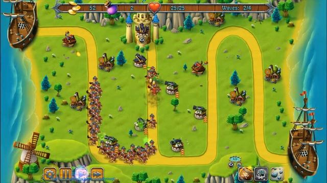 Medieval Defenders walkthrough - Easy Plains Battle - Level 11 смотреть онлайн