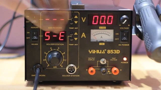 Паяльная станция YIHUA 853D смотреть онлайн