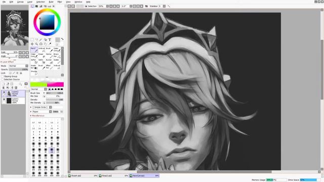 [Genshin Impact] Rosaria | SPEEDPAINT смотреть онлайн