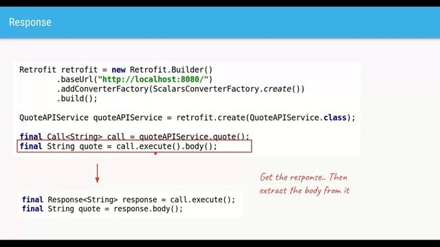 Using Retrofit to make HTTP calls смотреть онлайн