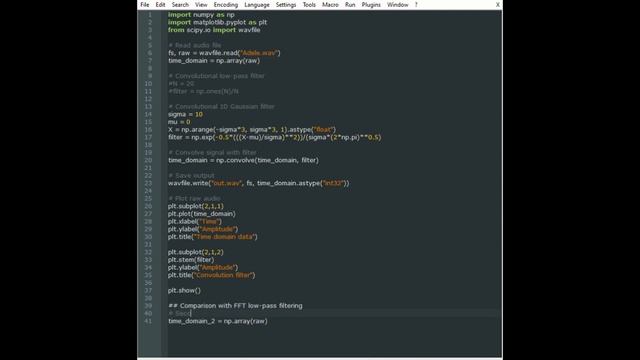 Digital Signal Processing - Basic implementation of a convolutional filter - part 2 смотреть онлайн