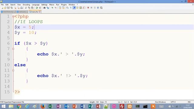 Tutorial 5 - PHP - Loops and Control Structures in PHP - Part 1 смотреть онлайн