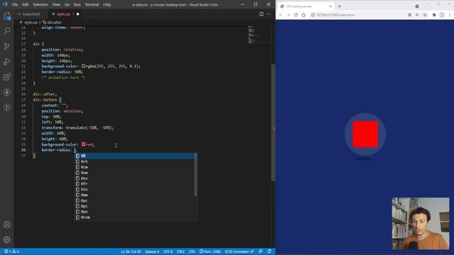 [ HTML - CSS ] - Animated Loading Spinner смотреть онлайн