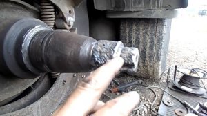 Восстановление цапфы ROR без снятия оси.