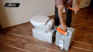 Кассетный биотуалет с електрическим смывом 3622E