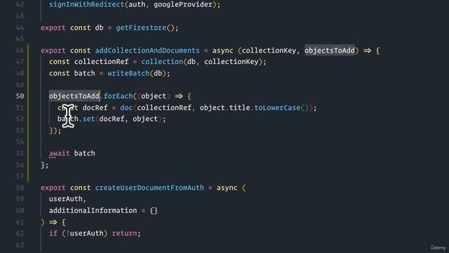 10 Firebase Database Storage - 003 addCollectionAndDocuments Pt 2 смотреть онлайн