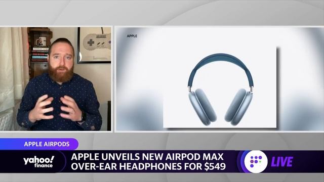 Apple announces new AirPods Max, over the ear headphones for $549 смотреть онлайн