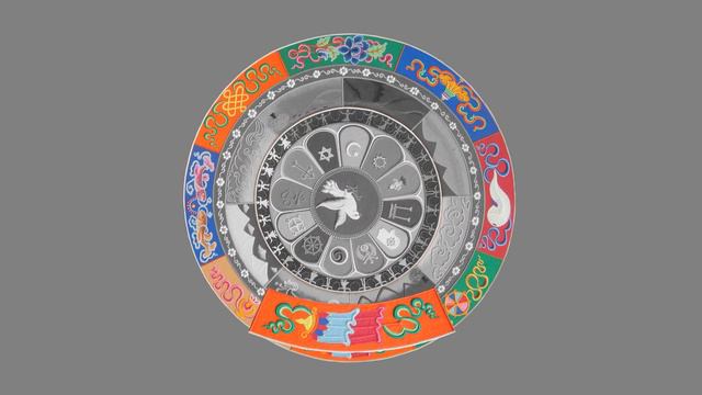 WORLD PEACE MANDALA Designed By HH The Dalai Lama