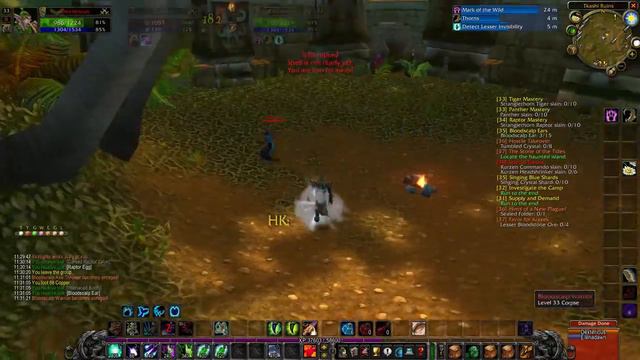 World of Warcraft Vanilla 1.12.1 Nostalrius Begins. Druid PvP. смотреть онлайн