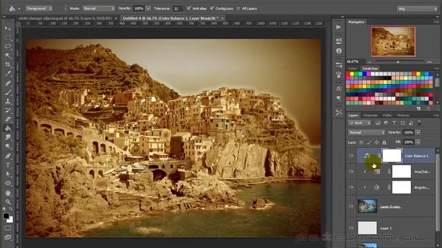 Photoshop Tutorial - Jak zrobić efekt starego zdjęcia w photoshopie смотреть онлайн