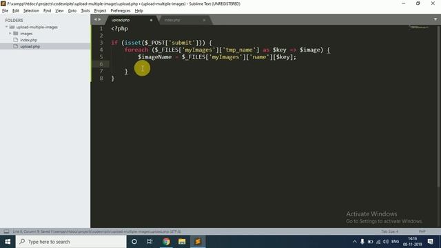 How to upload multiple images in PHP || With Source Code смотреть онлайн