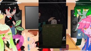 реакция высших лун на незуко 🌸