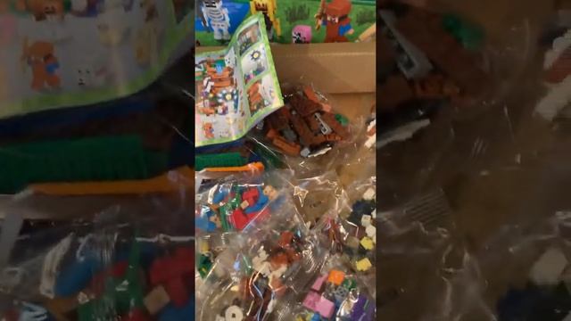 Конструктор Майнкрафт Гора Персонажей (Ан.Minecraft Lego Лего) Стив