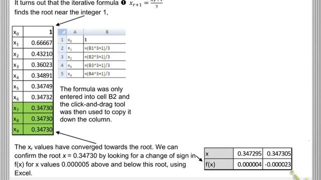 C3 Numerical Methods coursework x = g(x) смотреть онлайн