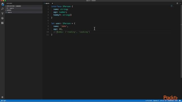 Mastering TypeScript Programming Techniques: Create an Interface and Implement It| packtpub.com смотреть онлайн