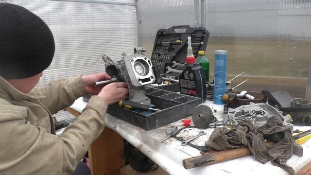 Ремонт двигателя Мотоблока Нева МБ  2