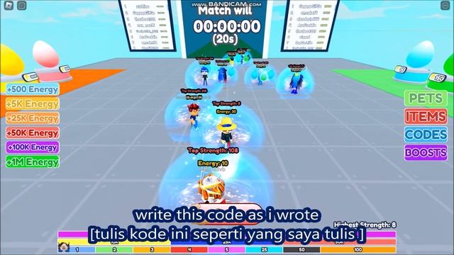 *ALL CODES WORK* [NEW] Muscle Race Clicker ROBLOX | September 9, 2022 смотреть онлайн