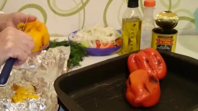 Праздничный салат с помидорами и брынзой Простой рецепт на ужин и обед! смотреть онлайн