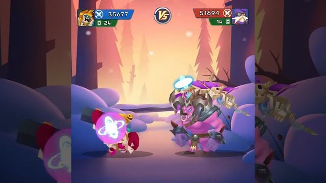 Puzzle & Knight - Battle your way through the forest and collect great rewards with your fingertips смотреть онлайн