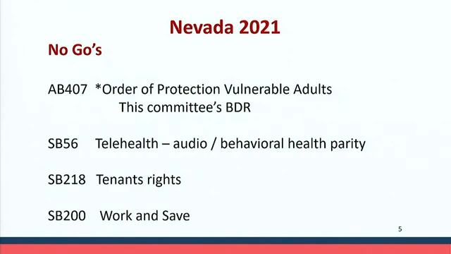 4/7/2022 - Nevada Silver Haired Legislative Forum смотреть онлайн