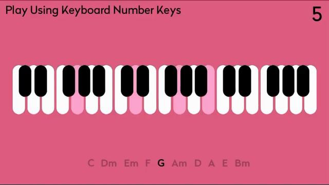 YouTube Piano (Chords) - Play Piano (Chords) with Computer Keyboard смотреть онлайн
