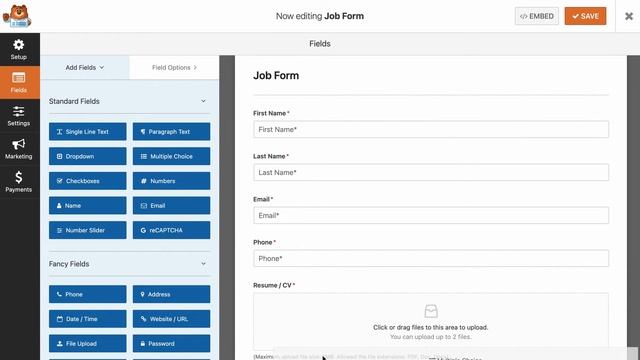 How to create a Job application Form in WordPress - Using WPForms [2021] смотреть онлайн