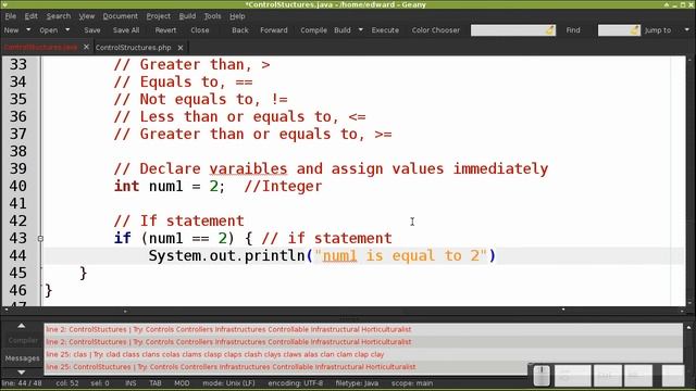 Ojambo - Control Structures of Java and PHP Part 5 (vs 0024) смотреть онлайн